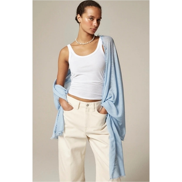 J. Crew Accessories - J. Crew Oversized Featherweight Cashmere Wrap